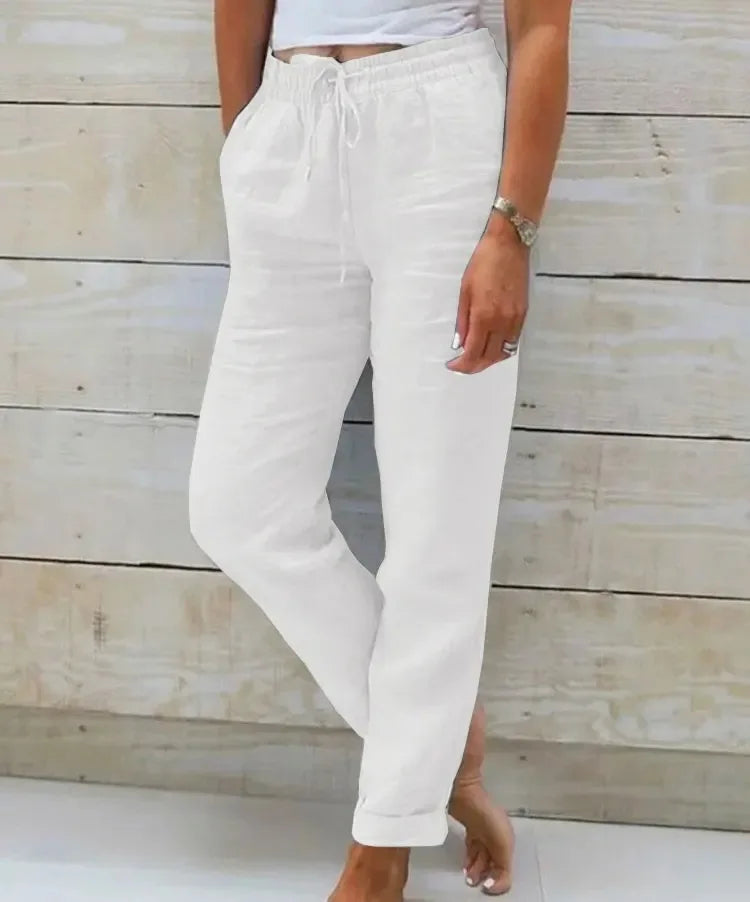 DELAMONT | Short en Lin Chic et Respirant Clara