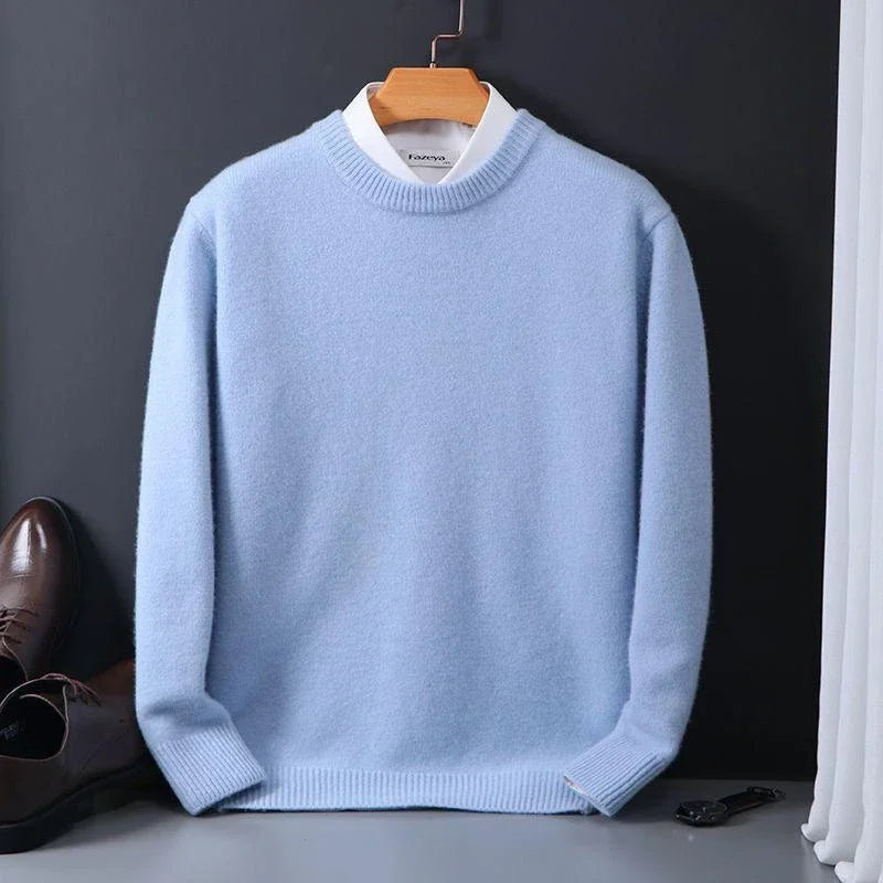 DELAMONT | Pull Col Rond Maille Douce Marcel