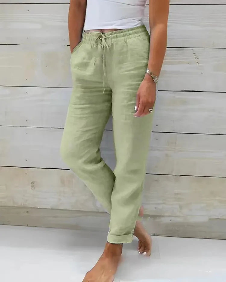 DELAMONT | Short en Lin Chic et Respirant Clara