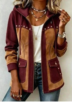 DELAMONT | Veste à Capuche Bi-Matière Véronique