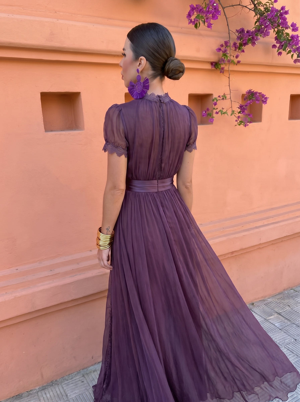DELAMONT  Robe Longue Fluide Margot