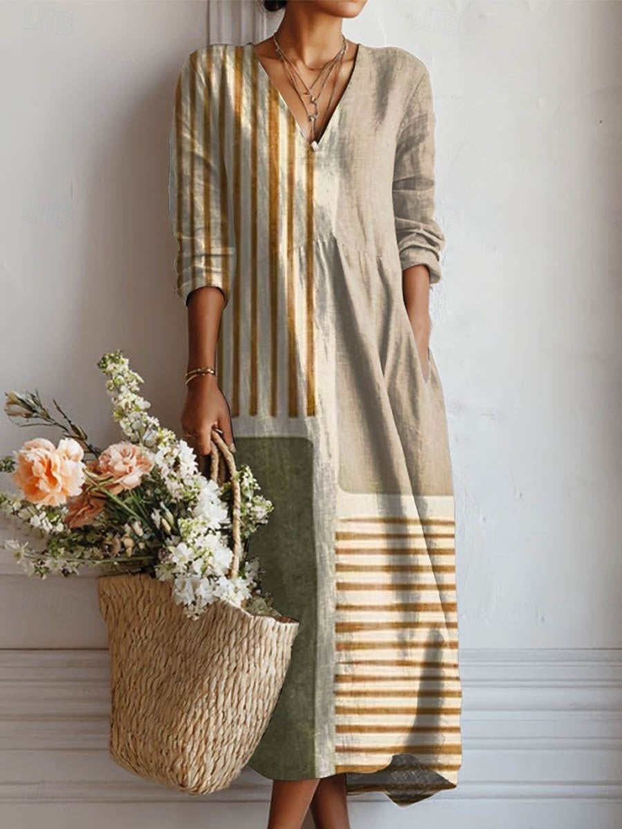 DELAMONT | Robe de Confort Quotidien Dilara