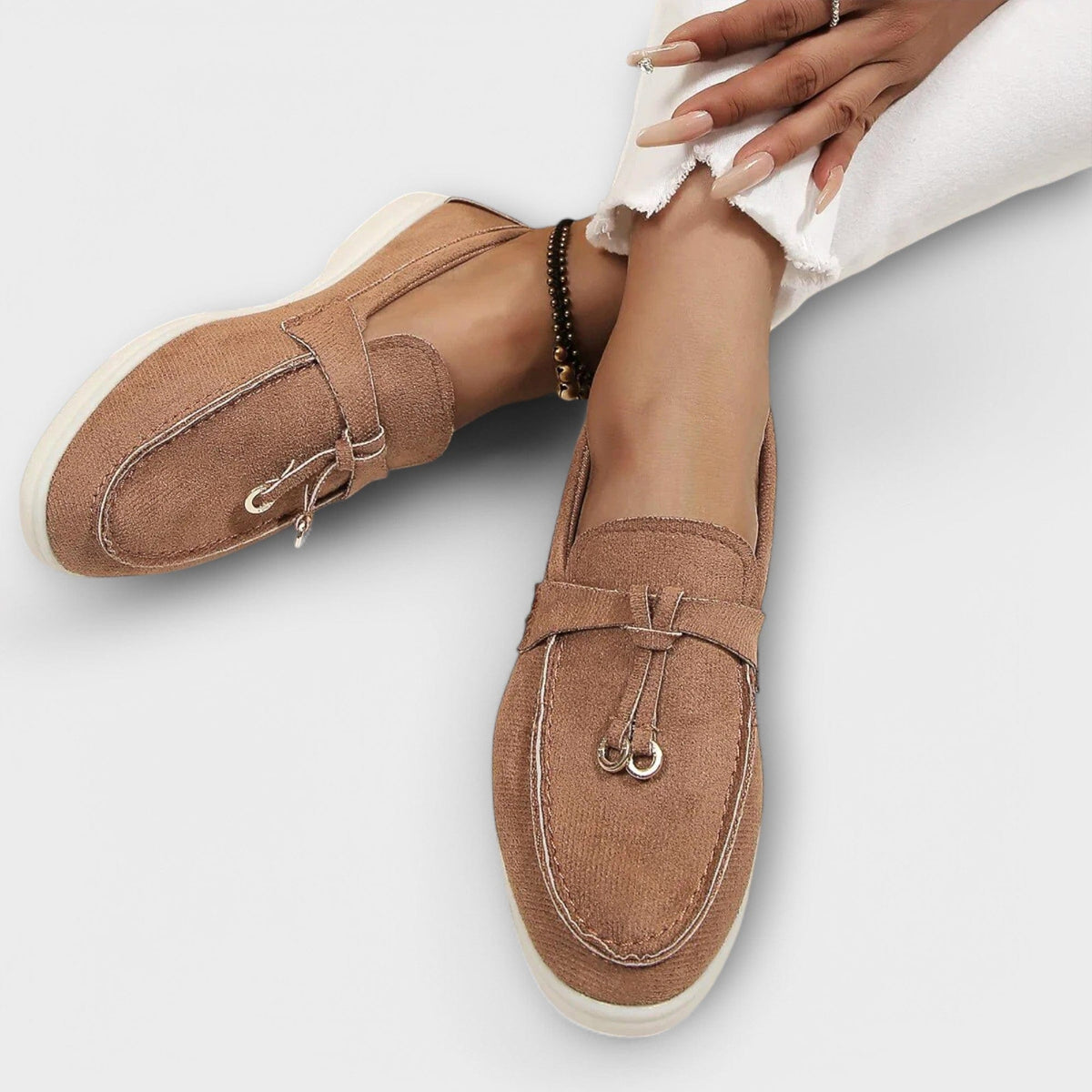 DELAMONT| Mocassins Classiques Raffinés Sandrine