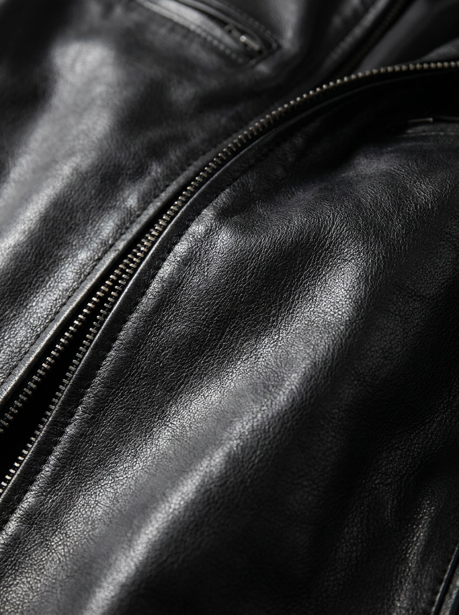 Delemont| Veste en cuir décontractée