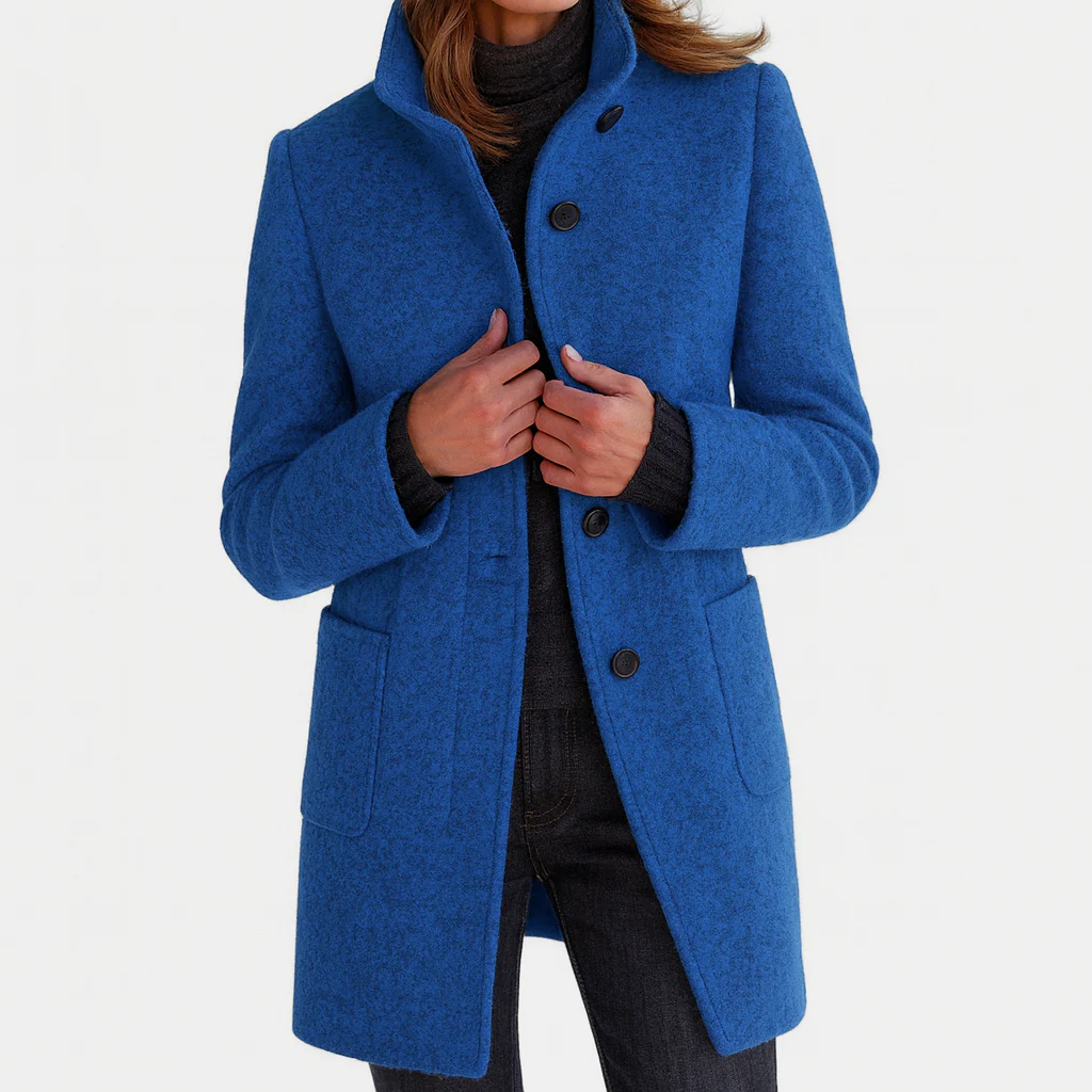Delamont Paris| Manteau en laine à coupe midi