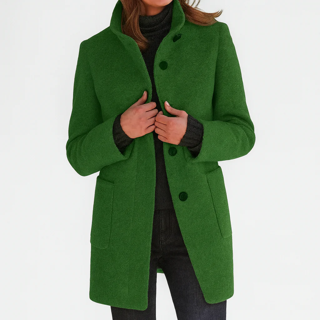 Delamont Paris| Manteau en laine à coupe midi
