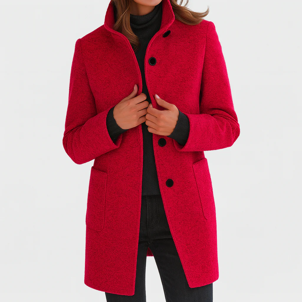 Delamont Paris| Manteau en laine à coupe midi