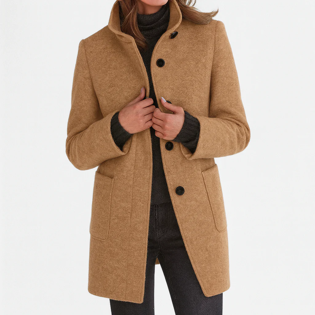Delamont Paris| Manteau en laine à coupe midi