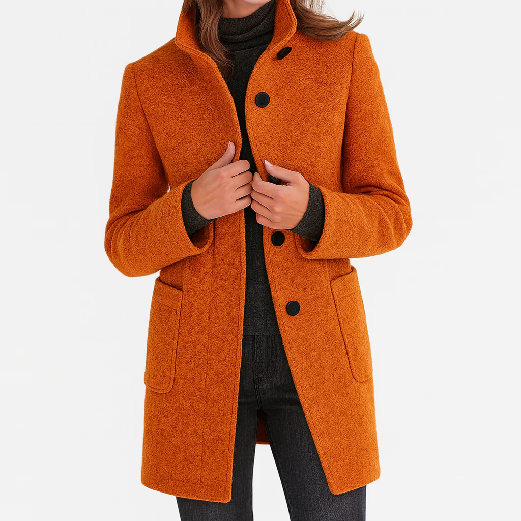Delamont Paris| Manteau en laine à coupe midi