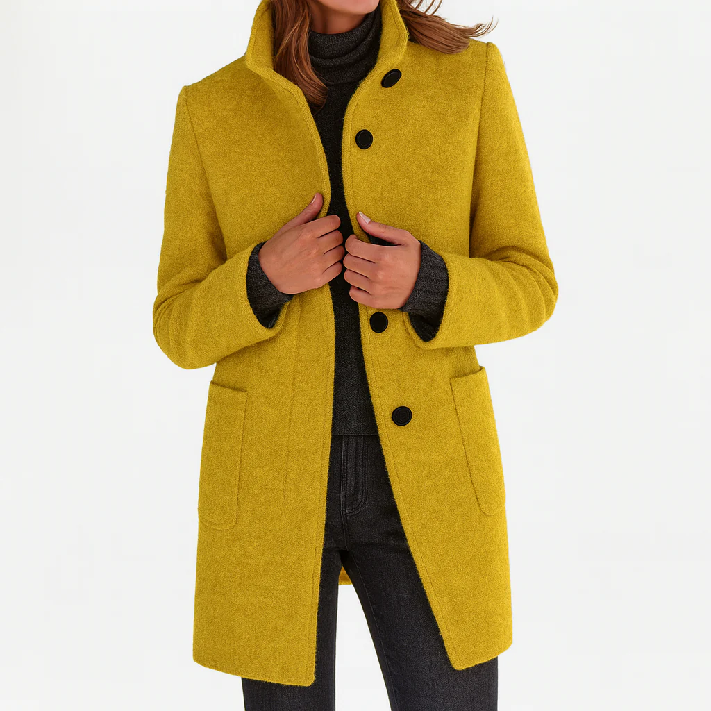 Delamont Paris| Manteau en laine à coupe midi