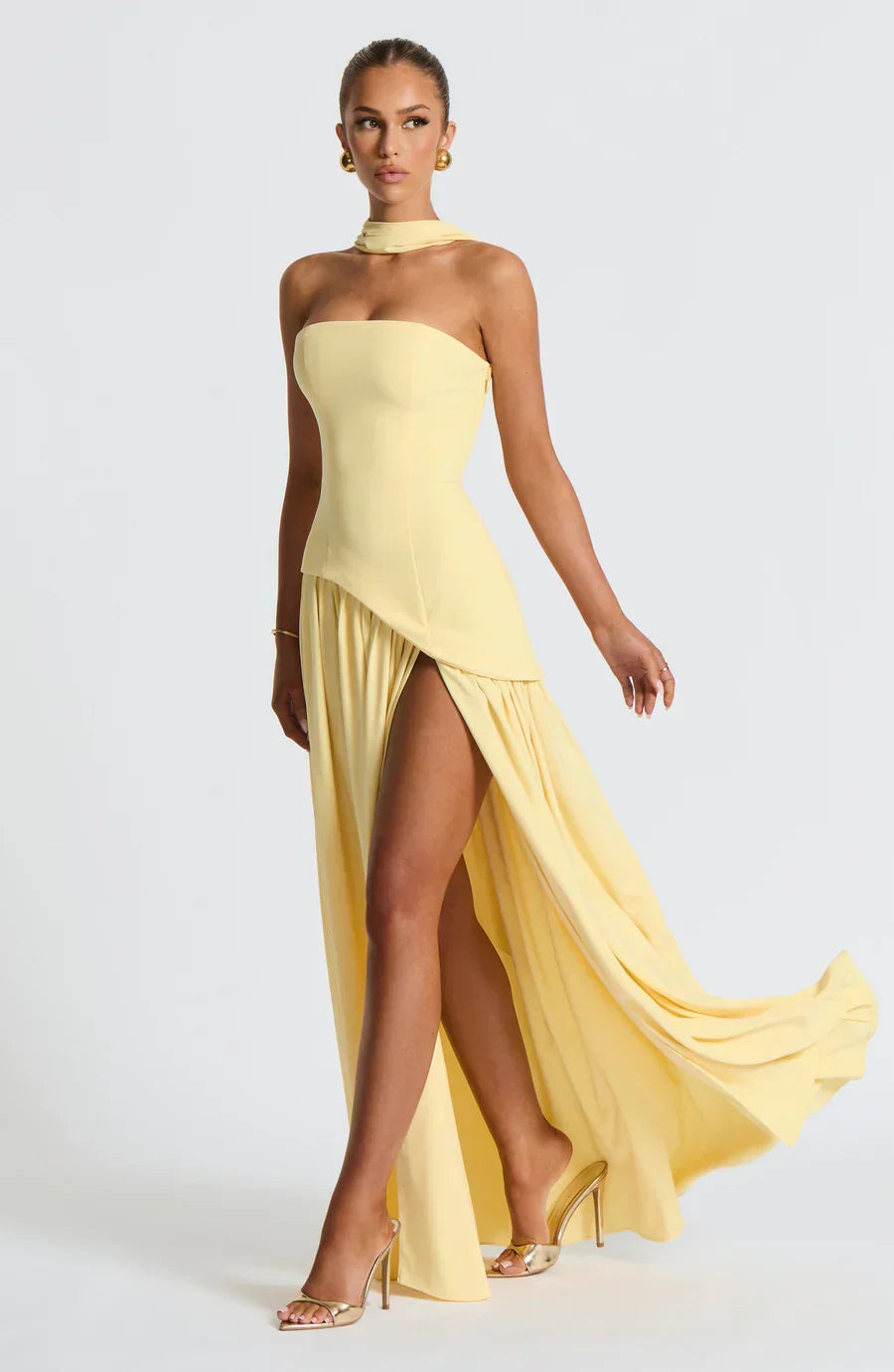 DELAMONT| Robe Élégante Claire