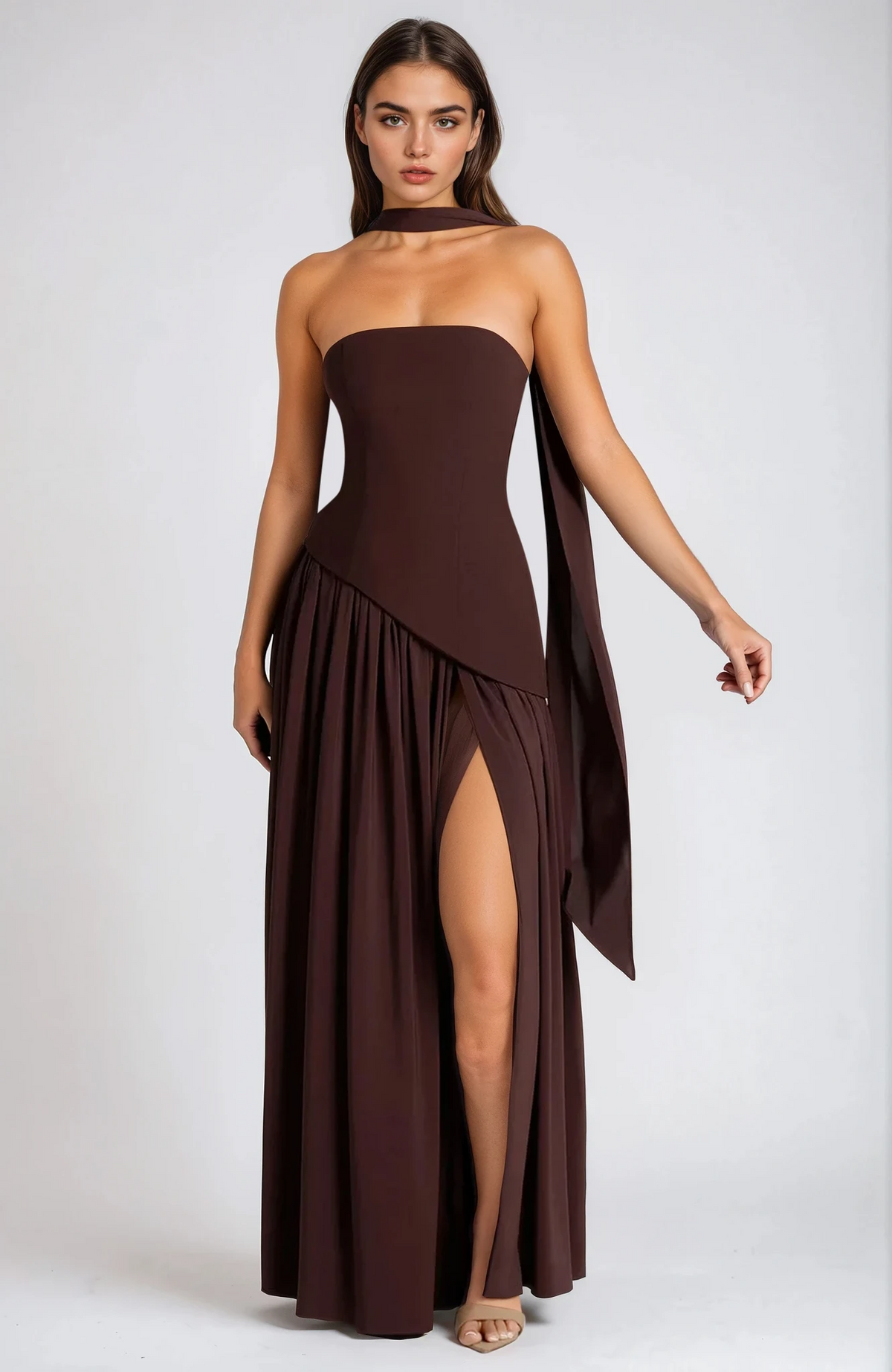 DELAMONT| Robe Élégante Claire
