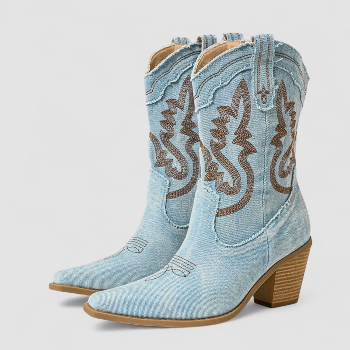 DELAMONT  Bottines en Denim Orthopédique Selena