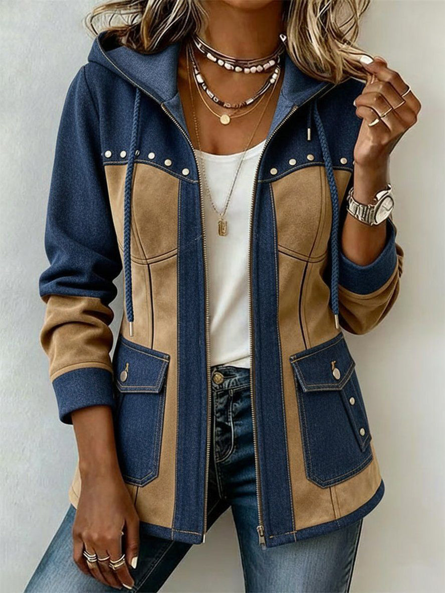 DELAMONT | Veste à Capuche Bi-Matière Véronique