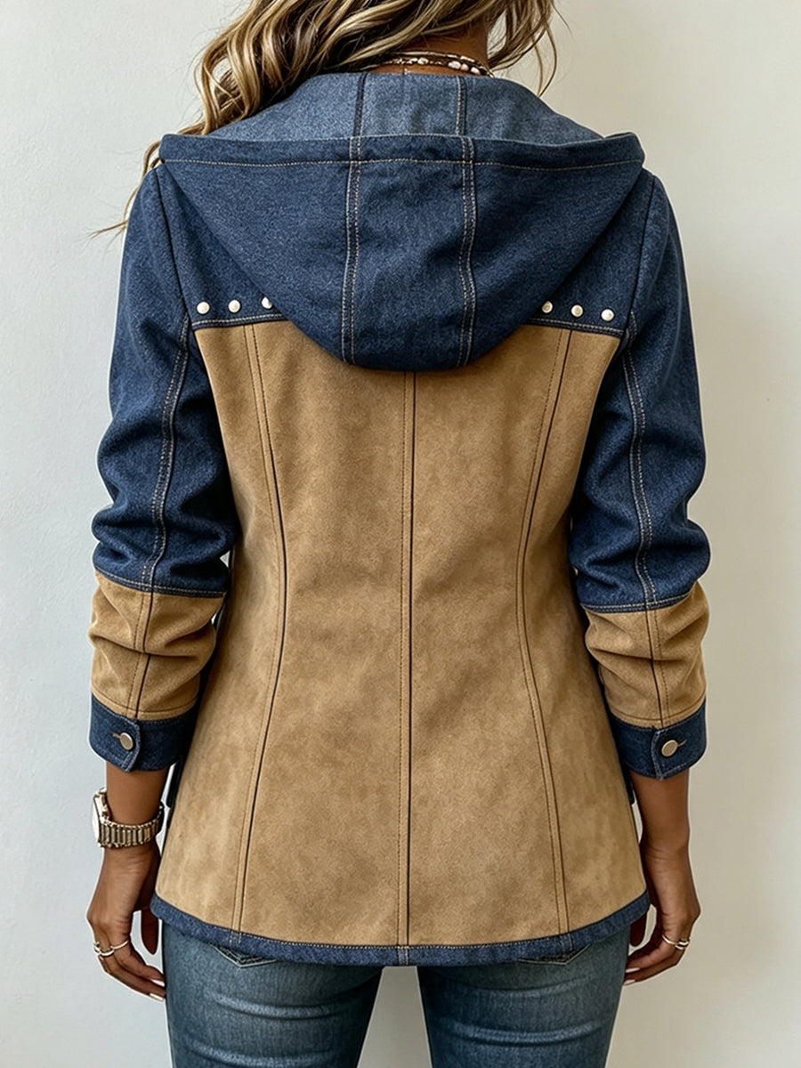 DELAMONT | Veste à Capuche Bi-Matière Véronique