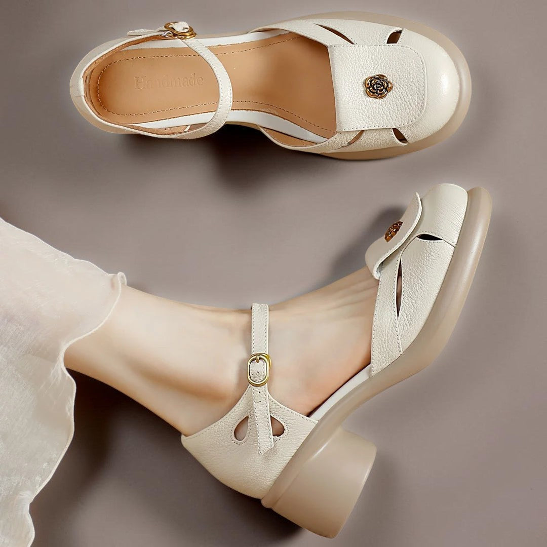 DELAMONT| Sandales Plateforme à Bride Claire
