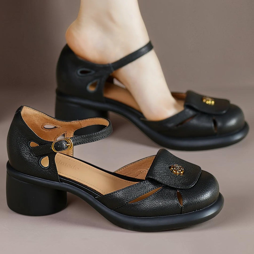 DELAMONT| Sandales Plateforme à Bride Claire