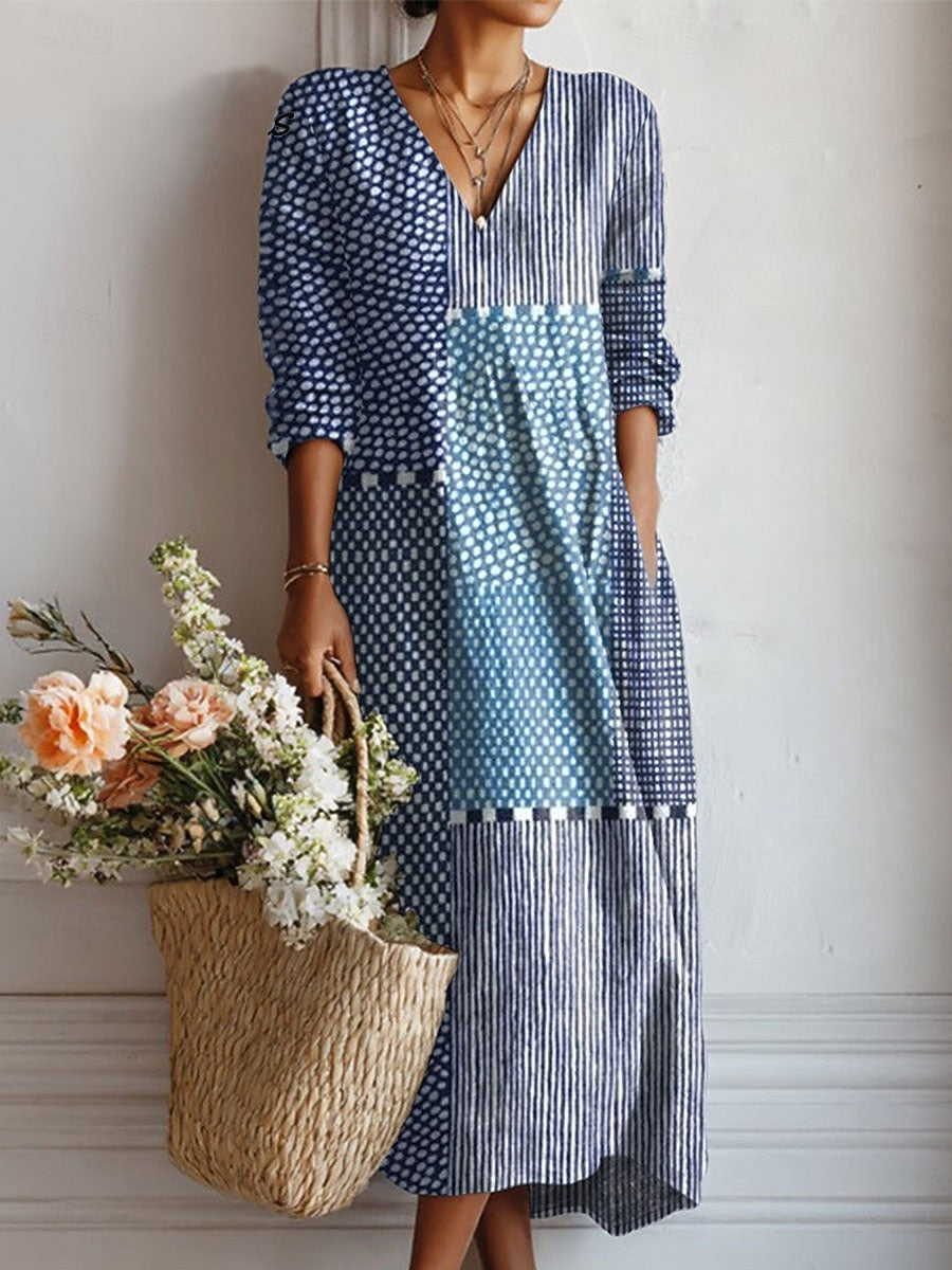 DELAMONT| Robe de Confort Quotidien Esra